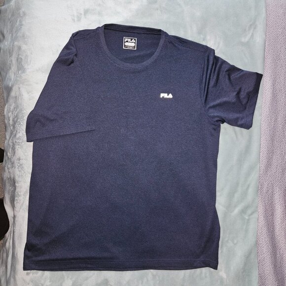 Men's - Fila dark blue t-shirt - Picture 4 of 5